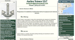 Desktop Screenshot of database.anchorscience.com